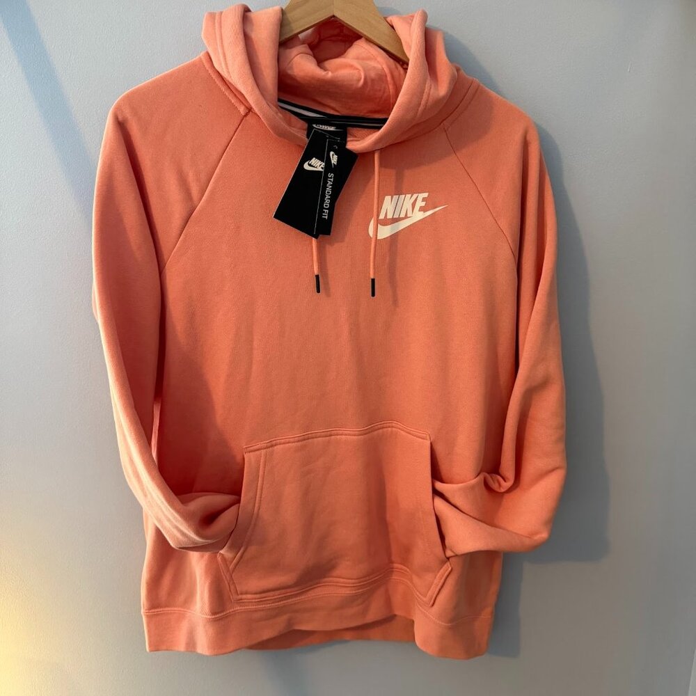 NWT Nike Women's Hoodie Salmon/Coral Size Large